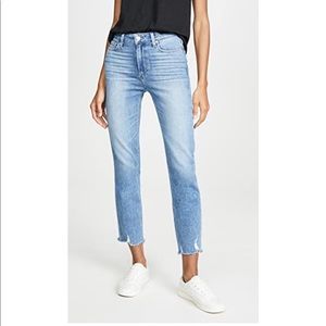PAIGE Cindy Jeans with Destroyed Hem
